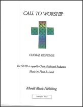 Call to Worship SATB choral sheet music cover